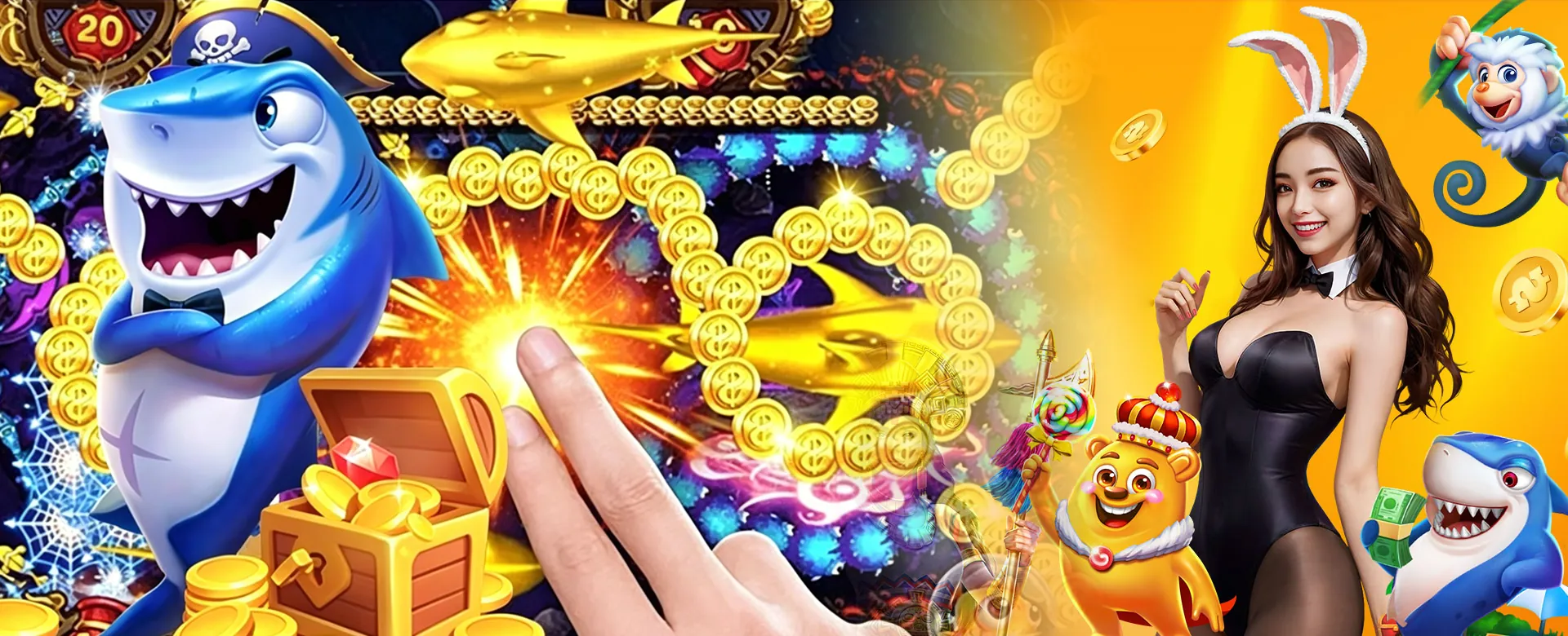 Kinggame App mobile interface showcasing various games